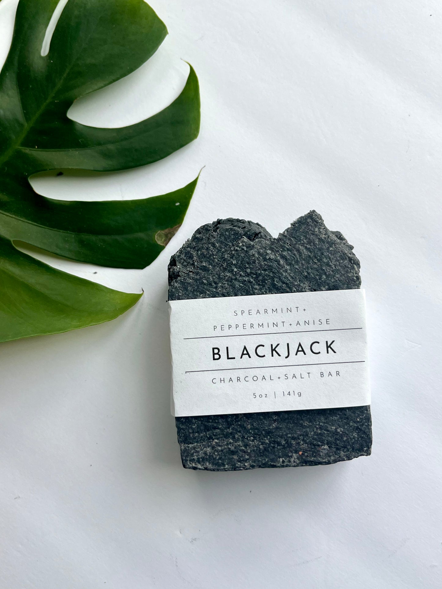 Blackjack Charcoal Salt Bar - Spearmint, Peppermint & Anise