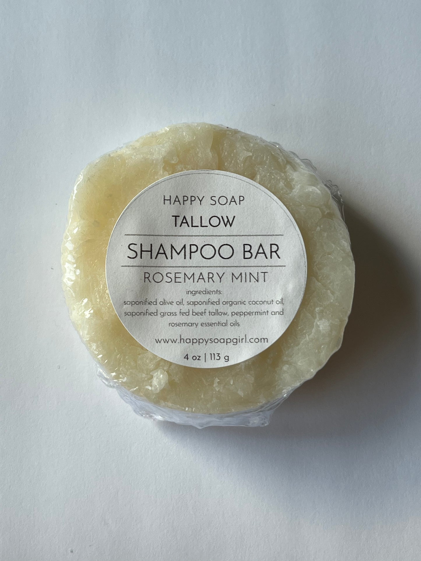 Tallow Shampoo Bar