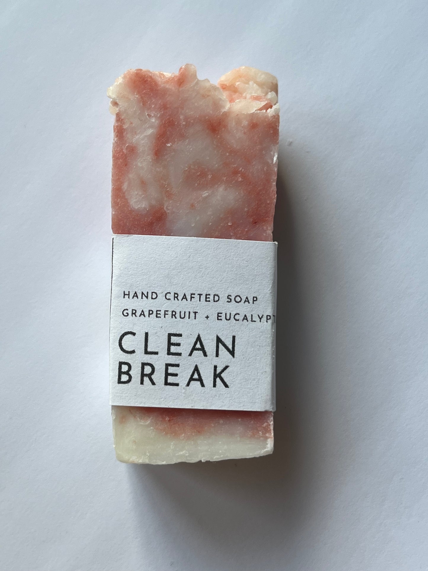 Clean Break half bar - Grapefruit and Eucalyptus