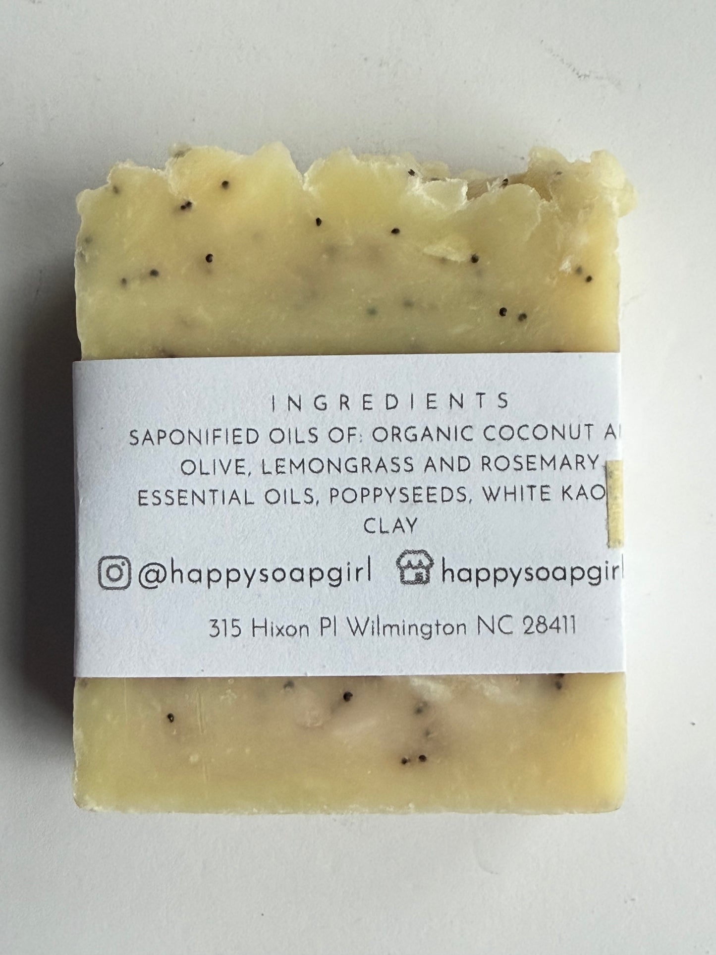 Lemon Rosemary Massage Bar Soap